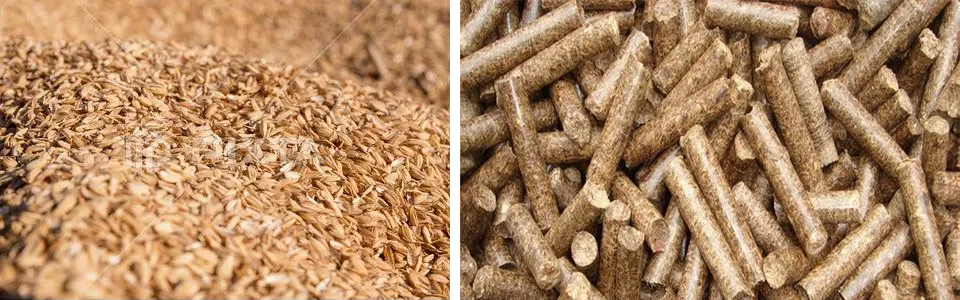 The new life of rice husk - straw pellet machine