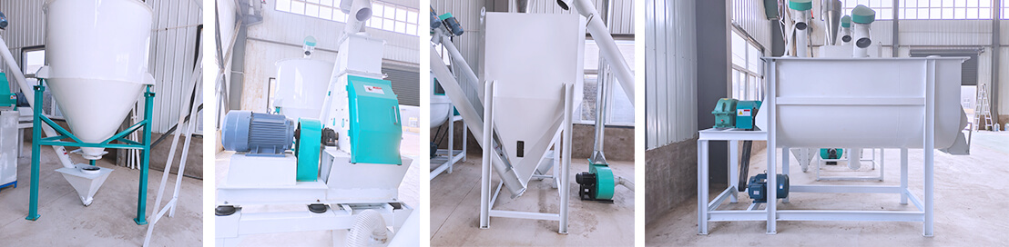 Fully automatic feed pellet production line